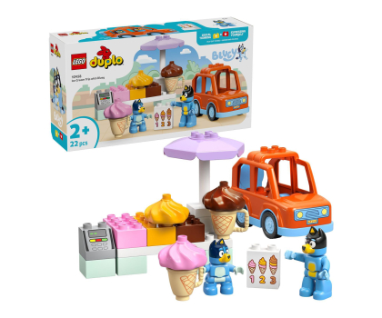 Klocki LEGO® LEGO DUPLO Bluey Wyprawa po lody z Blue 10458
